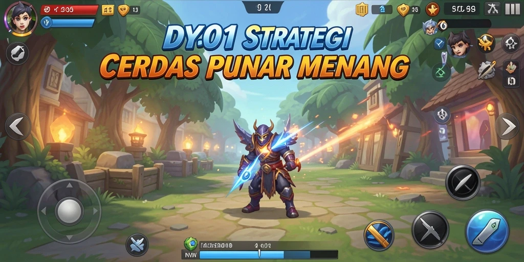 Gameplay DY01 menunjukkan pertempuran strategi yang seru.