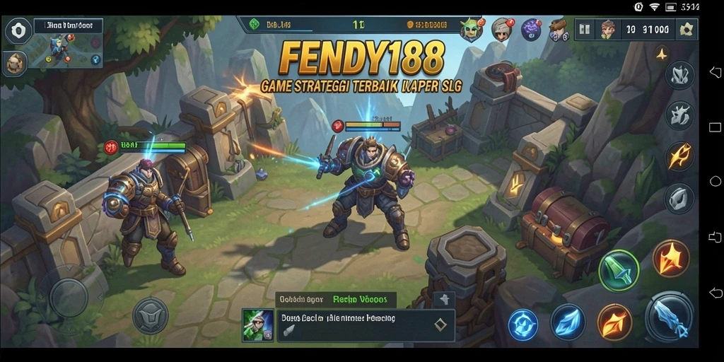 Tampilan gameplay menarik dari FENDY188 dengan pertempuran strategi.