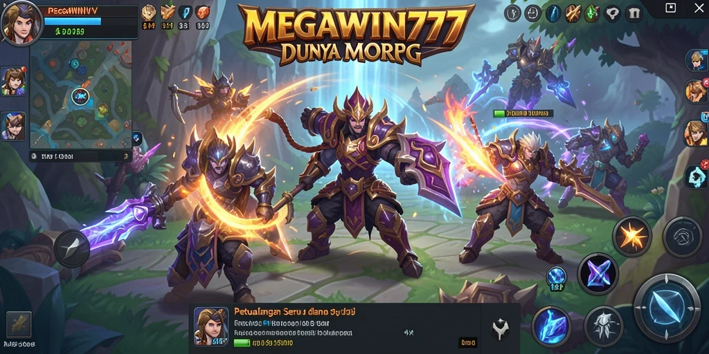 Tampilan gameplay menarik dari MEGAWIN777 dengan karakter dan lingkungan yang kaya.