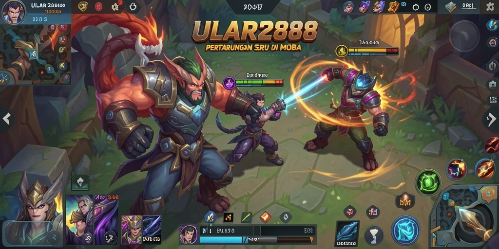 Tampilan gameplay seru dan strategis di ULAR288